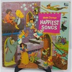 Walt Disney's Happiest Songs LP Vinyl Record 1967 WDP Gulf Collectors Album